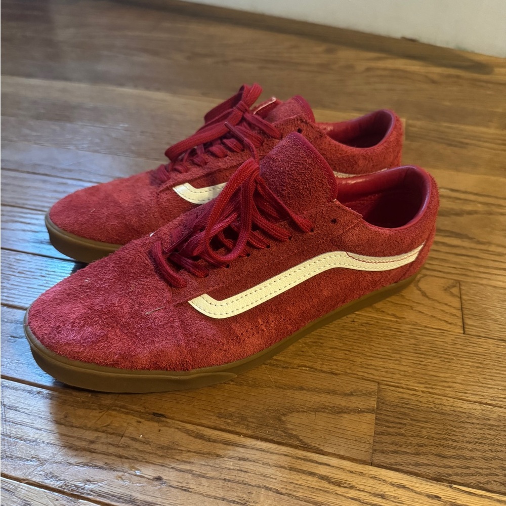 Vans Old Skool Lowpro Shoes Red LIKE NEW